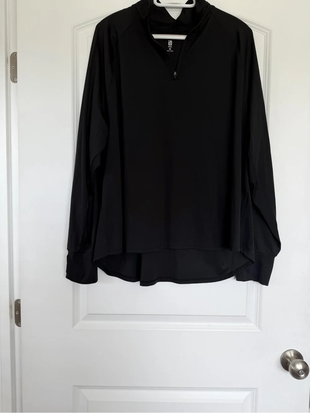 Ideology Black Half-Zip Pullover
